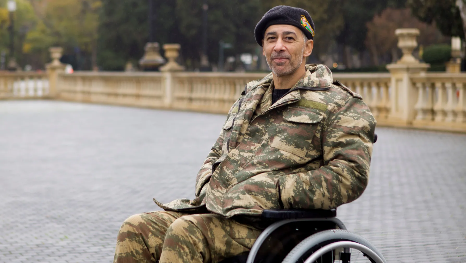 Veteran receiving supportive care